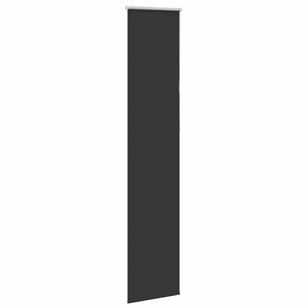 334250 - VIDAXL Perde me Rrotull të Zi, E Zezë 45x210 cm, Gjerësia e Pëlhurës 40,7 cm, Poliester