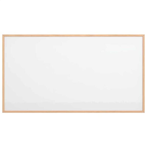 333314 - VIDAXL Tabelë e bardhë magnetike me kornizë druri pishe të fortë 100x55 cm