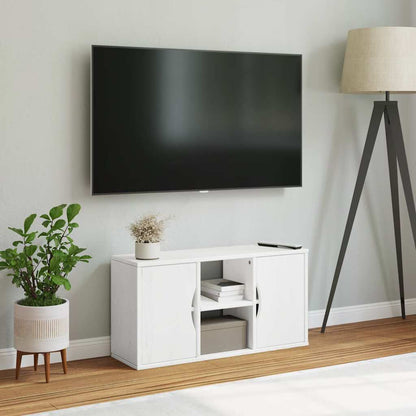 265332 - VIDAXL Kabinet TV "ODDA" i Bardhë 79x24x40 cm Dru Pishe i Fortë