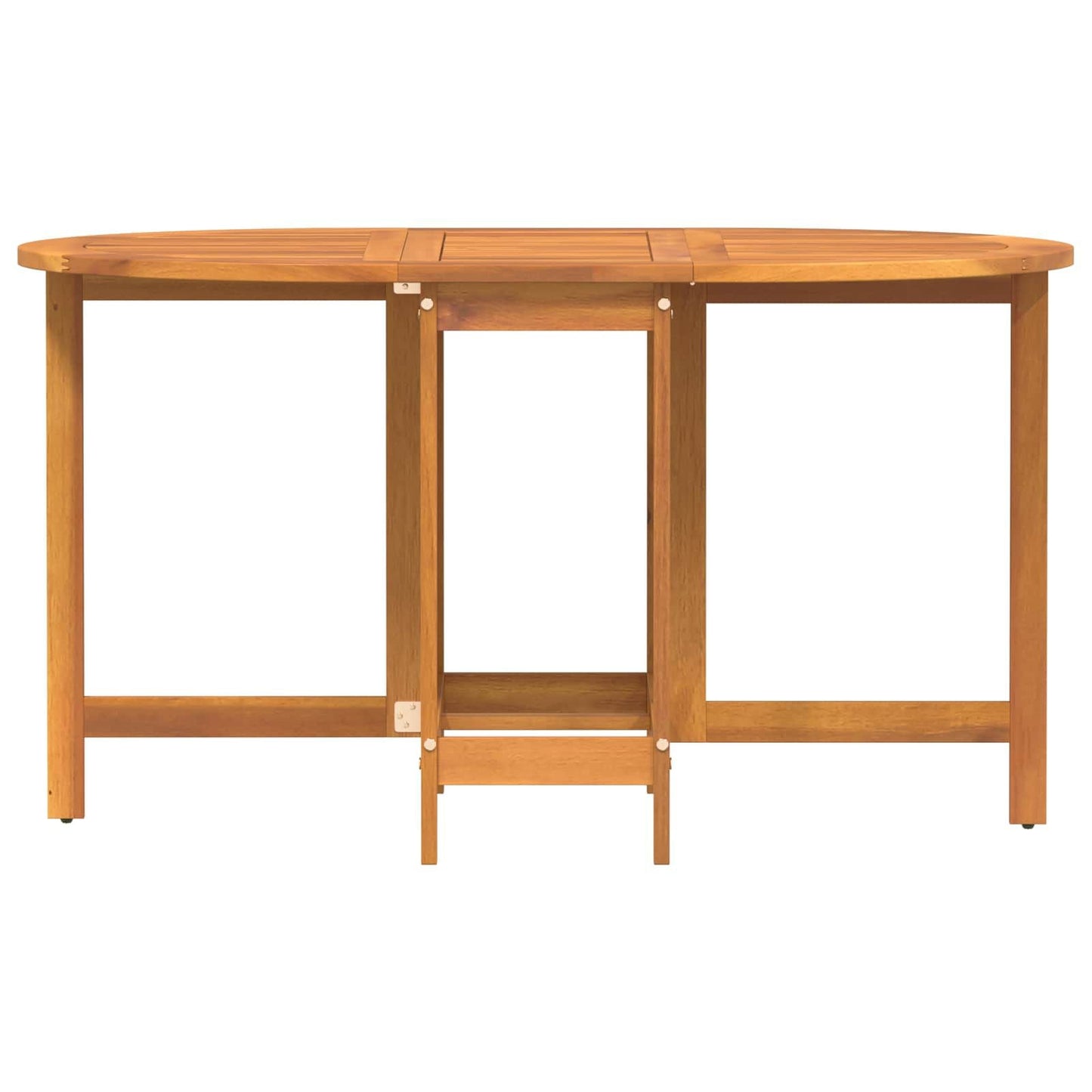 280362 - VIDAXL Tavolinë Kopshti me Palosje Fluturash 110x60x72 cm, Ovale Akazie prej Druri të Masturbuar