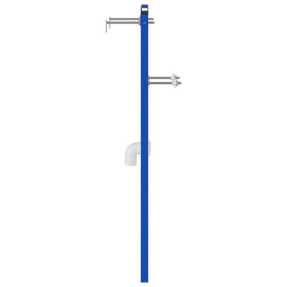 280370 - vidaXL Mbështetëse Muri për Banjo e Rregullueshme në Lartësi, Blu 50 x 3 x 112 cm
