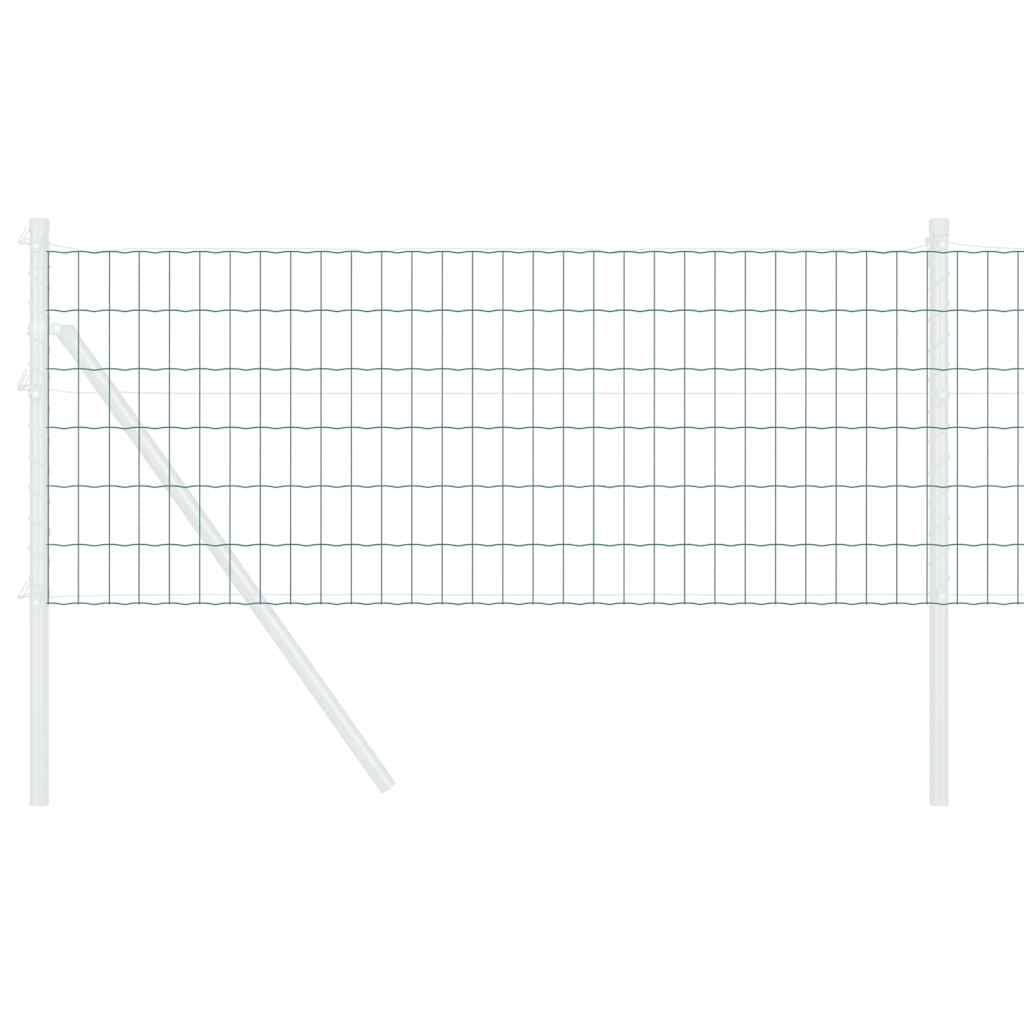 280406 - VIDA XL Gardh Euro, Jeshile, 0.6 x 50 m, Hekur i veshur me PVC