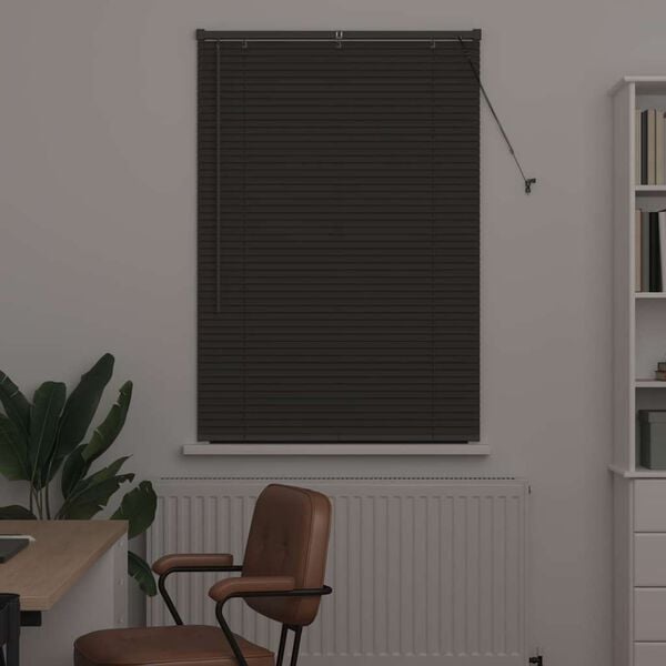 291384 - VIDAXL Perde Veneciane Gri e Errët 130 x 95 cm Alumini