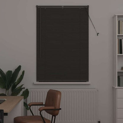 291384 - VIDAXL Perde Veneciane Gri e Errët 130 x 95 cm Alumini