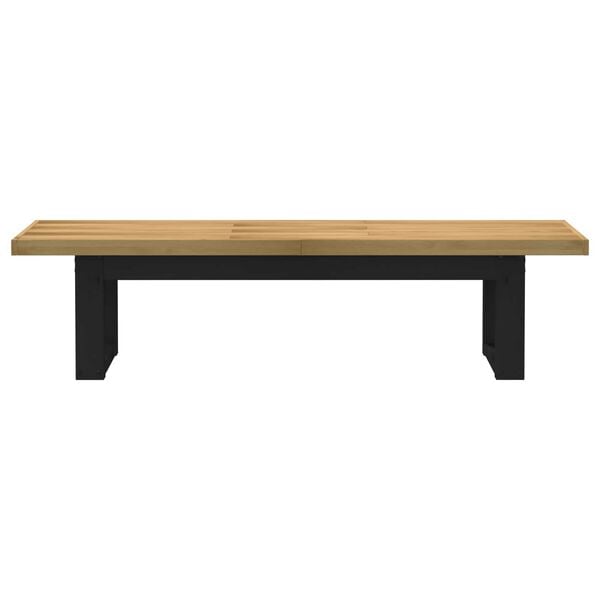 333411 - VIDAXL Stol Ngrenie NOAIN 160 x 41 x 45 cm Dru Pishe i Fortë Natyral