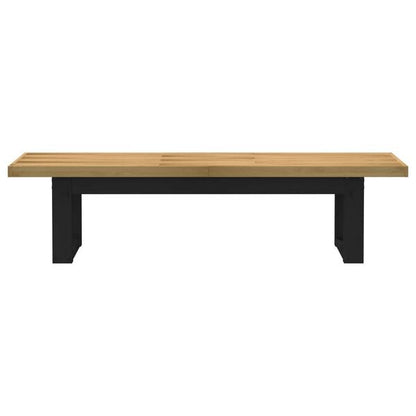 333411 - VIDAXL Stol Ngrenie NOAIN 160 x 41 x 45 cm Dru Pishe i Fortë Natyral