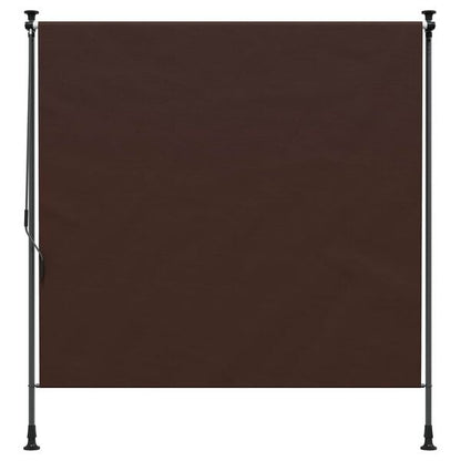 333457 - VIDAXL Perde me Rrotull për Jashtë, Ngjyrë Kafe 120 x 270 cm
