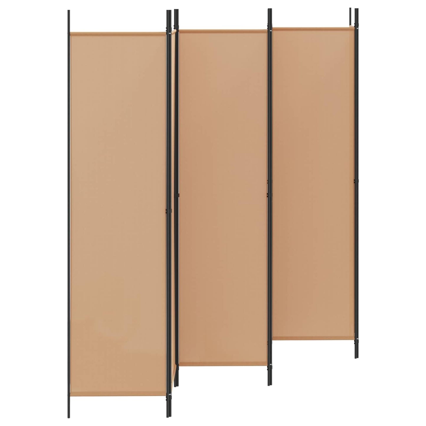 280478 - vidaXL Ndarëse Dhome me 6 Panele, Ngjyrë Bezhë 300 x 200 cm, Pëlhurë