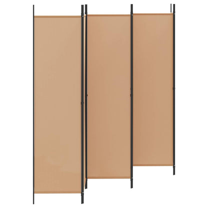 280478 - vidaXL Ndarëse Dhome me 6 Panele, Ngjyrë Bezhë 300 x 200 cm, Pëlhurë