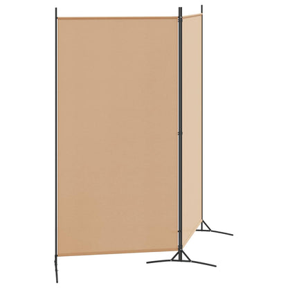 280479 - vidaXL Ndarëse Dhome me 2 Panele, Ngjyrë Bezhë 175 x 180 cm, Material