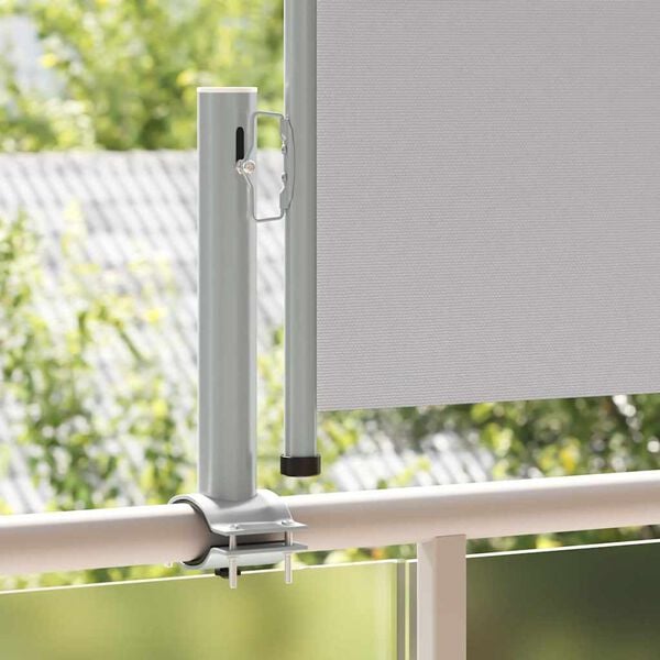 334417 - VIDAXL Tendë anësore e tërheqshme për verandë 60x300 cm Gri