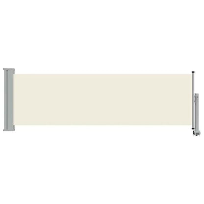 291506 - VIDAXL Tendë anësore e tërheqshme për verandë 80x300 cm, ngjyrë krem