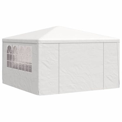 333467 - VIDAXL Tendë Profesionale për Festa me Mure Anësore 4x4 m e Bardhë 90 g/m2