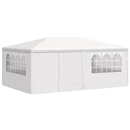 333487 - VIDAXL Tendë Profesionale për Festa me Mure Anësore 4x6 m E Bardhë 90 g/m²