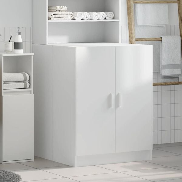 334445 - VIDAXL Dollap Lavatriceje i Bardhë 71x71,5x91,5cm