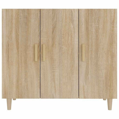 334451 - VIDAXL Bufe Sonoma Lisi 90x34x80 cm Dru i Inxhinieruar