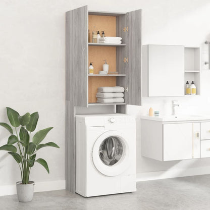 280523 - VIDAXL Dollap Lavatrice Gri Sonoma 64x25,5x190 cm
