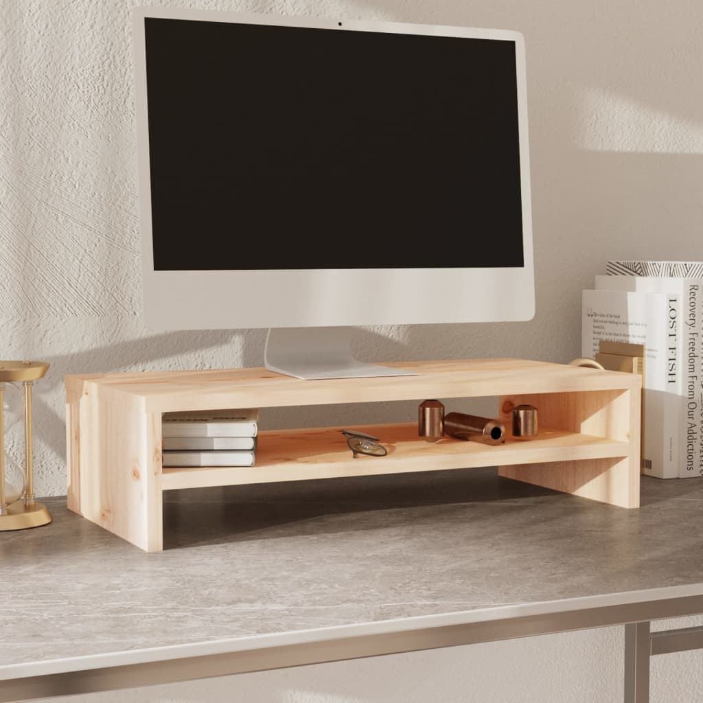 280524 - VIDAXL Stand Monitori 50x24x13 cm Dru Pishe