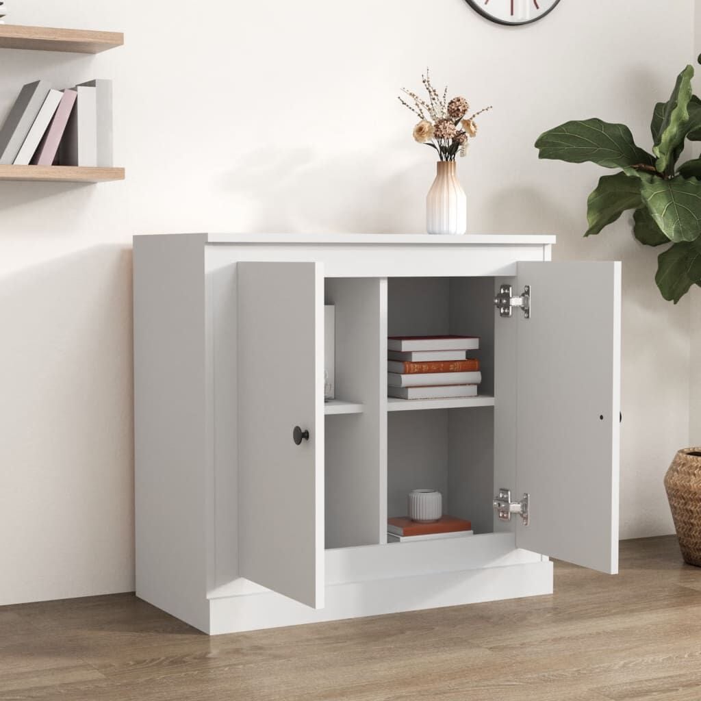 265462 - VIDAXL Bufe e Bardhë 70x35,5x67,5 cm Dru i Inxhinieruar
