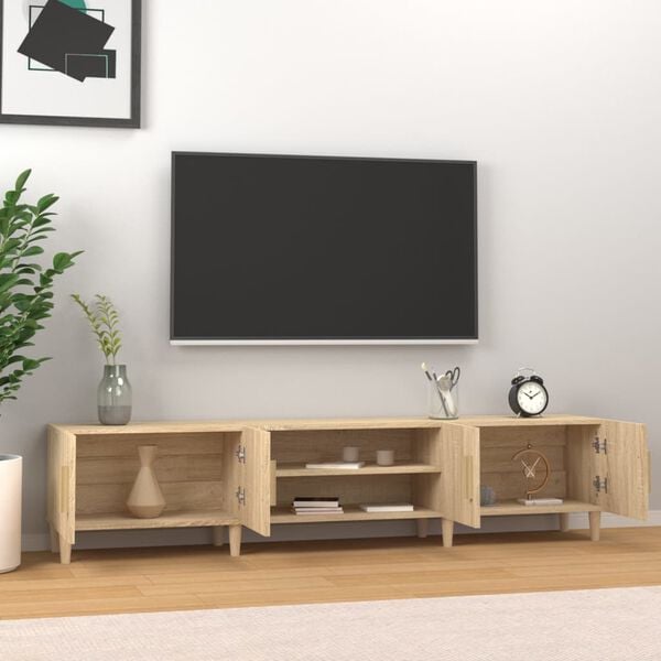 291532 - VIDA XL Kabinet TV Sonoma Lisi 180x31,5x40 cm Dru i Inxhinieruar