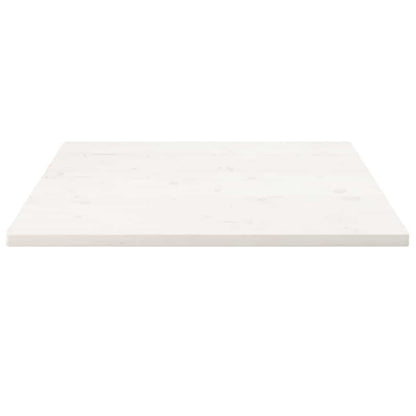 265475 - VIDA XL Sipërfaqe Tavoline e Bardhë 80x80x2,5 cm Dru i Masturbuar Pishe Katror