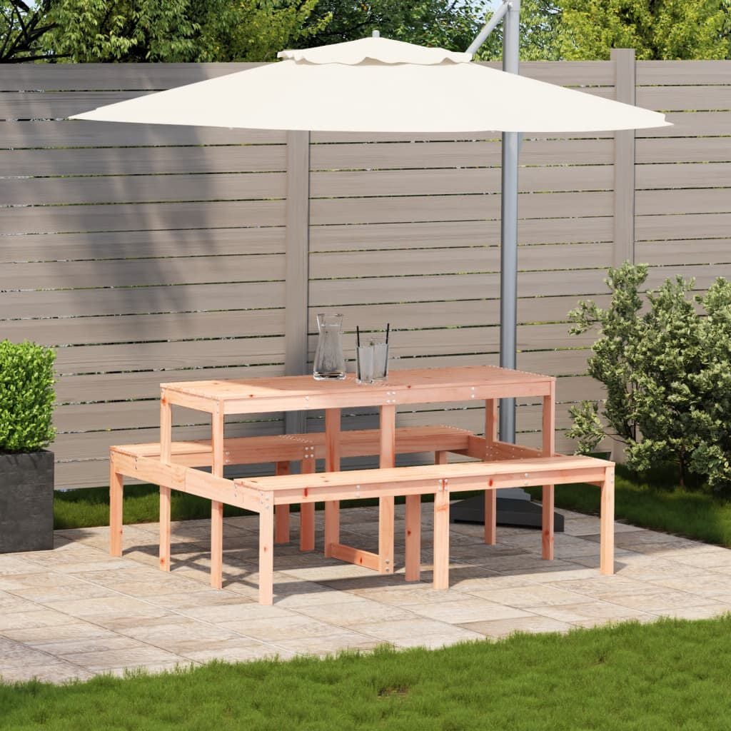 265485 - VIDA XL Tavolinë Pikniku 160x134x75 cm Dru Douglas