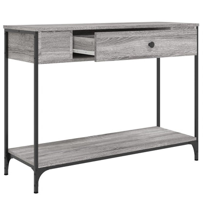 280556 - VIDAXL Tavolinë Konsole Gri Sonoma 100x34,5x75 cm Dru i Inxhinieruar