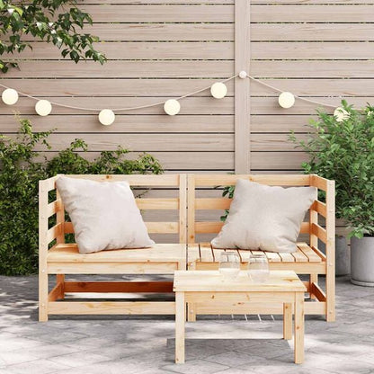 334475 - VIDA XL Divane Kopshti Këndore 2 copë 70x70x67 cm Dru Pishe i Fortë
