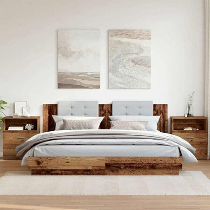 291569 - VIDA XL Komodina 2 copë Dru i Vjetër 50x32x60 cm Dru i Inxhinierizuar