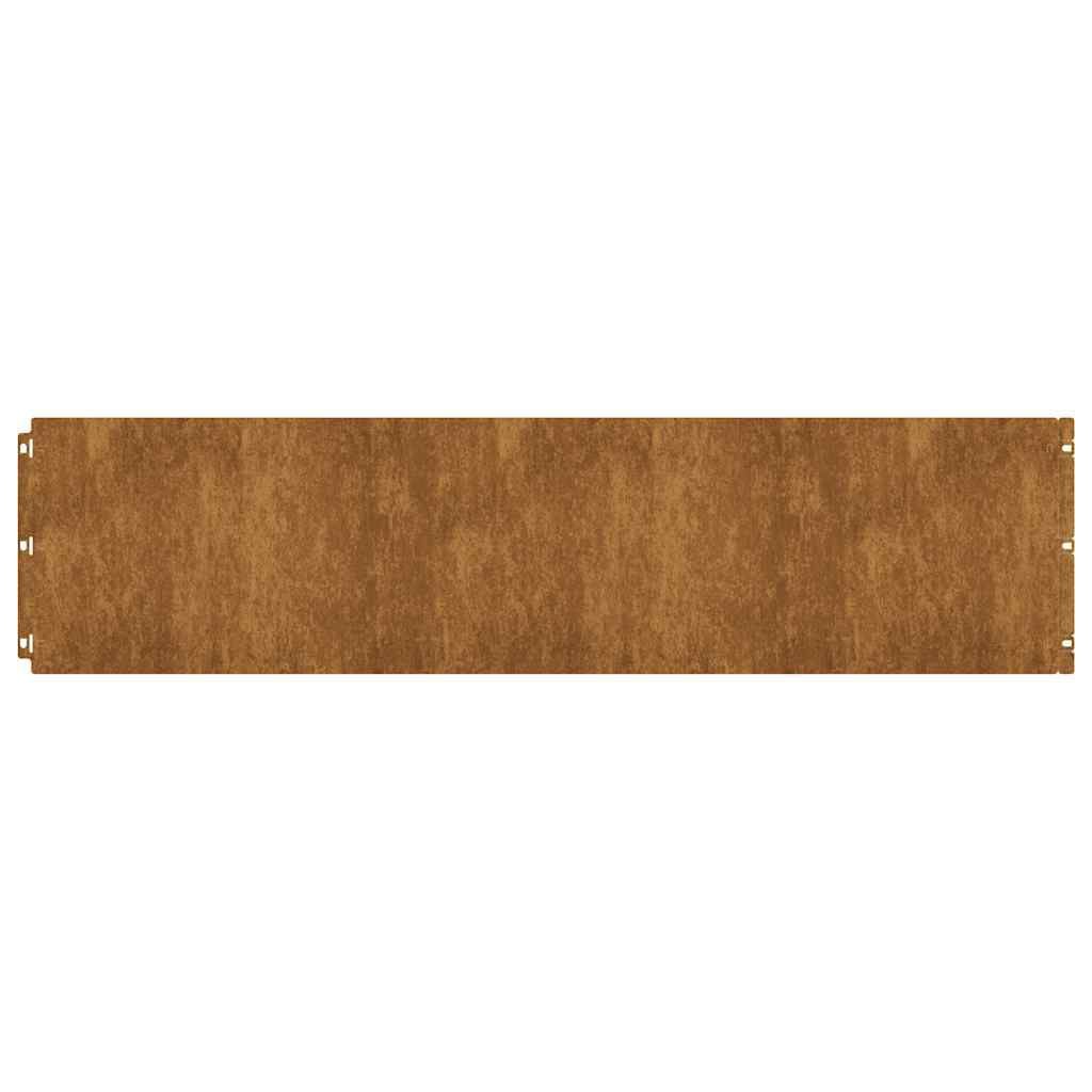 265535 - VIDAXL Bordë lëndine 20 copë 25x103 cm Çelik Fleksibël Rezistent ndaj Motit