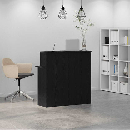 280596 - VIDAXL Tavolinë Pritjeje e Zezë 100x50x103,5 cm Dru i Inxhinierizuar
