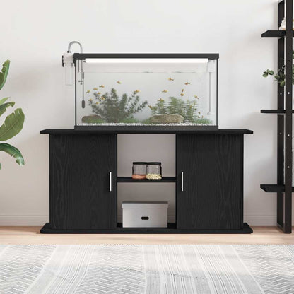280619 - VIDAXL Stand Akuariumi Lisi i Zi 121x41x58 cm Dru i Inxhinieruar