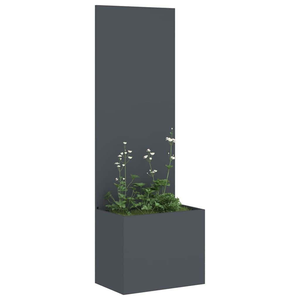 265598 - vidaXL Ekran Privatësie për Kopsht, Antracit 50 x 150 cm, Çelik