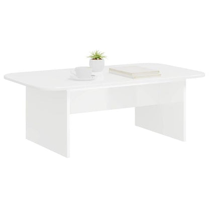 334569 - VIDA XL Tavolinë kafeje e bardhë 93 x 53 x 33 cm prej druri të përpunuar