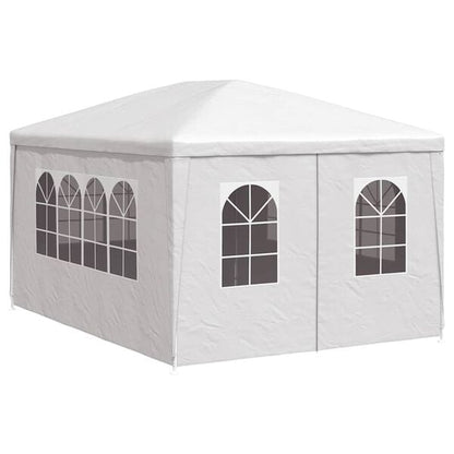333385 - VIDAXL Tendë për festa, 3x4 m, e bardhë