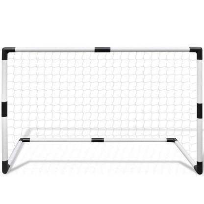265627 - Set rrjetash për porta futbolli mini, 2 copë, për fëmijë, 91,5 x 48 x 61 cm