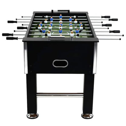 291650 - VIDA XL Tavolinë Futbolli Çelik 60 kg 140x74,5x87,5 cm E zezë