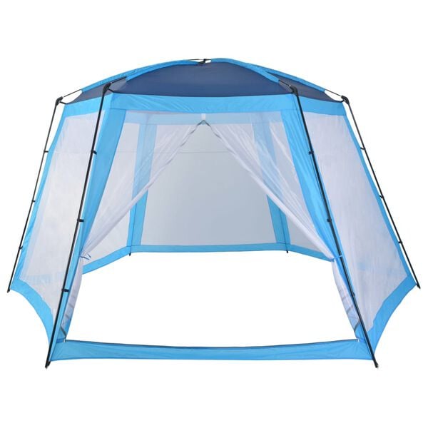 333586 - VIDAXL Tendë Pishine Pëlhurë 500x433x250 cm Blu