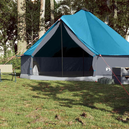 291662 - VIDA XL Tendë familjare Tipi për 8 persona, blu, e papërshkueshme nga uji