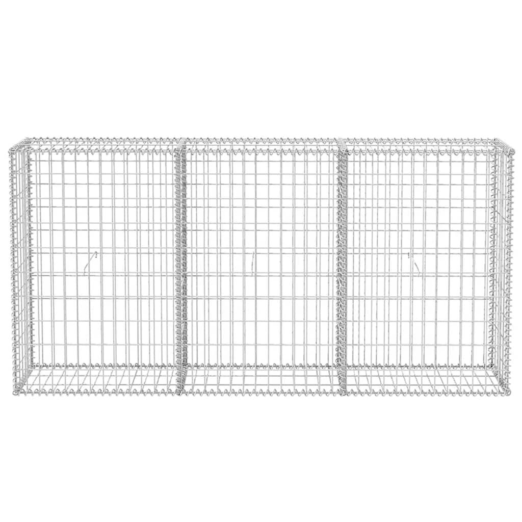 280010 - VIDAXL Shportë Gabioni Çelik i Galvanizuar 200x30x100 cm
