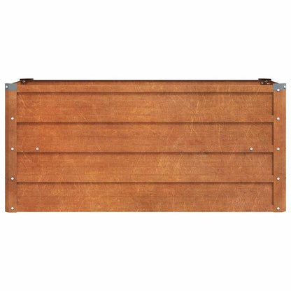 265025 - VIDAXL Shtrat i ngritur për kopsht, Rrënjët, Çelik Corten, 100x40x45 cm