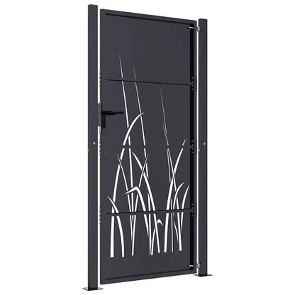 265038 - VIDA XL Portë Kopshti Antracit, 100x200 cm, Dizajn Bari Çeliku