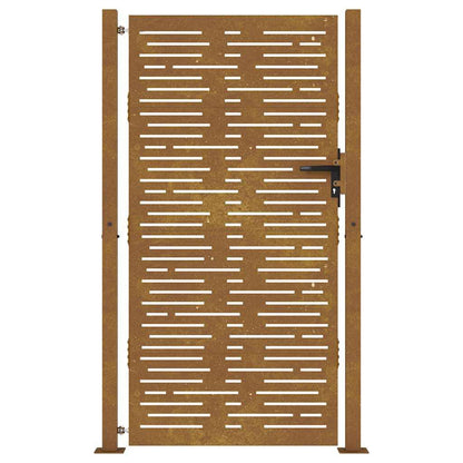 265040 - VIDA XL Portë Kopshti 100x175 cm Çelik Corten
