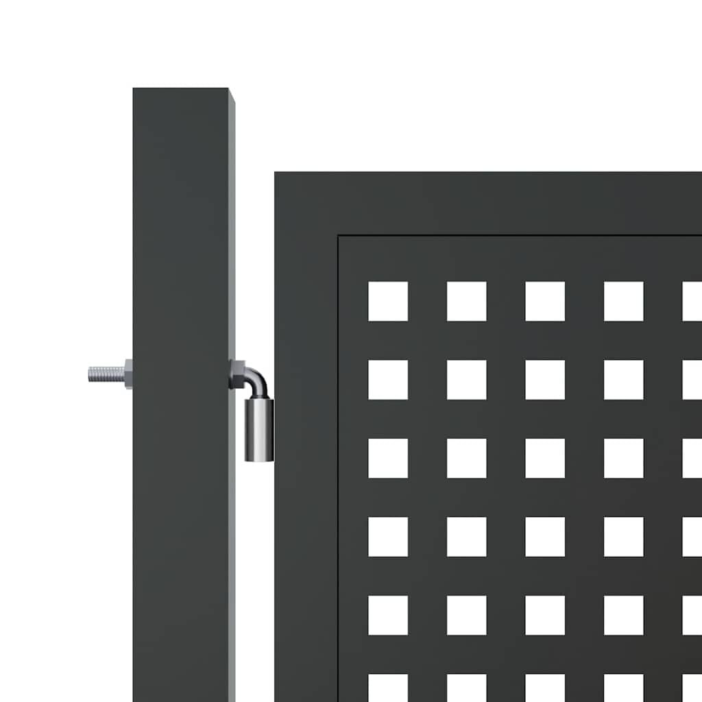 280040 - VIDA XL Portë Kopshti Antracit 300x75 cm Çelik