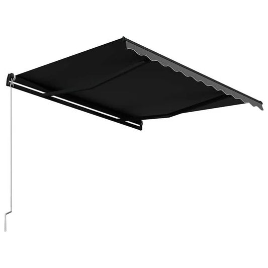 244448 - vidaXL Tendë Manuale e Tërheqshme 350 x 250 cm, Antracit