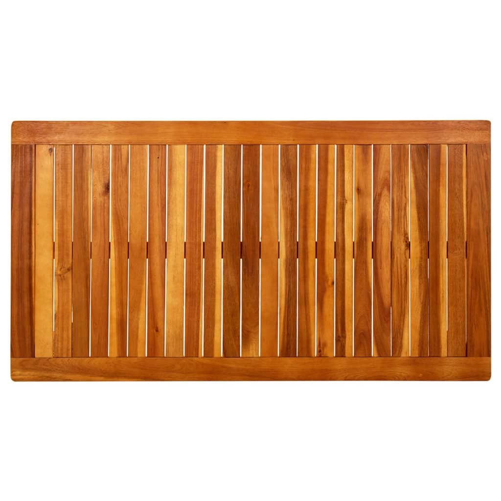 265092 - VIDA XL Tavolinë kafeje për kopsht 110x60x45 cm prej druri akacie të fortë