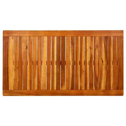 265092 - VIDA XL Tavolinë kafeje për kopsht 110x60x45 cm prej druri akacie të fortë