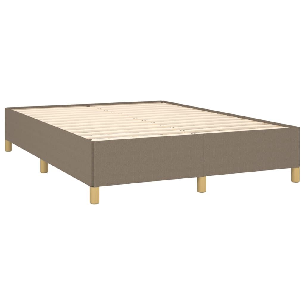 265165 - VIDA XL Kornizë shtrati pa dyshek, ngjyrë taupe 140x200 cm, material