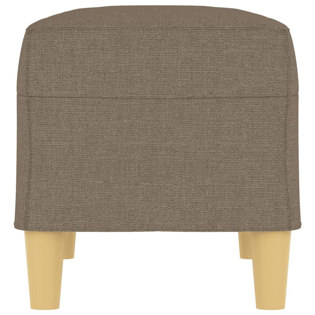 265172 - VIDAXL Stol Taupe, 70x35x41 cm, pëlhurë