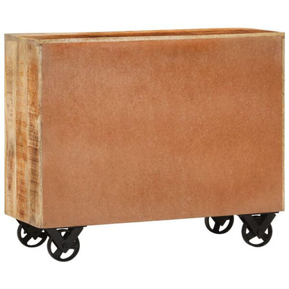 181556 - VIDAXL Bufe me 3 Sirtarë, Madhësia 80x30x65 cm, Nga Dru i Fortë i Ashpër Mango